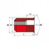 Blindnitsmutter A4 4p Rostfri Blindnitsmutter A4 4p Rostfri