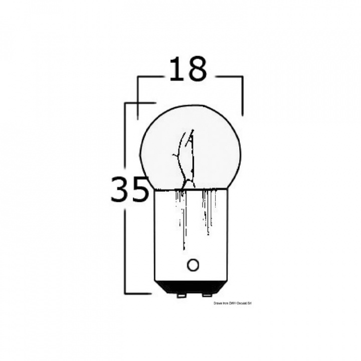 Glödlampa 12V 10W