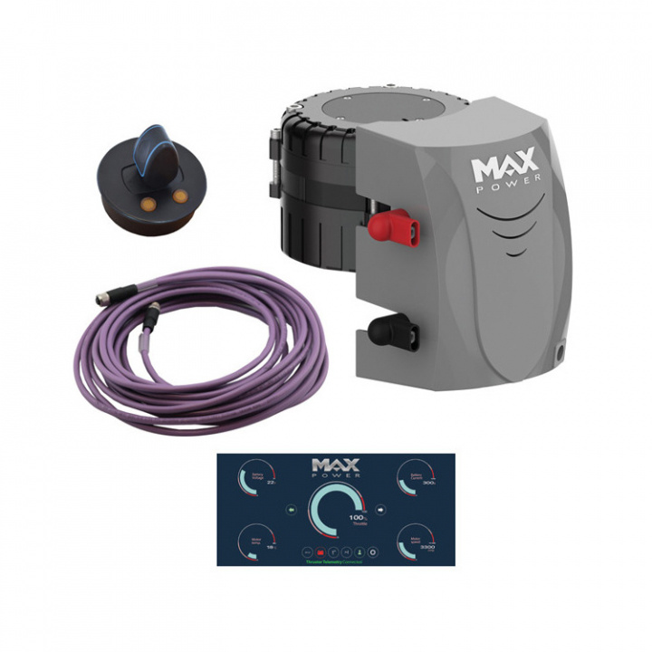 Steglös Bogpropeller Eco Motorkit 24V