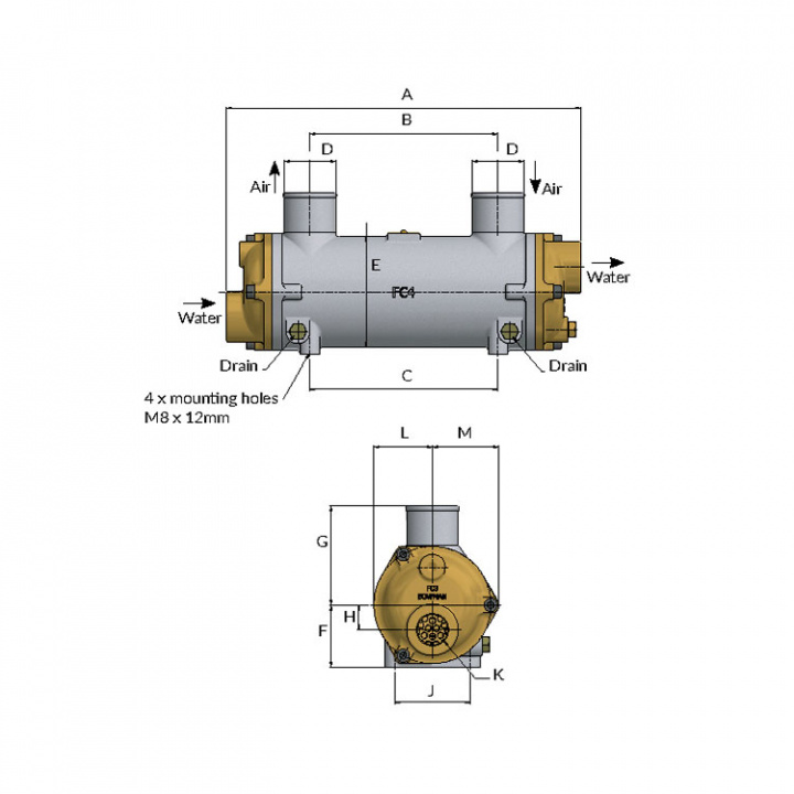 Intercooler EC140-4218-4