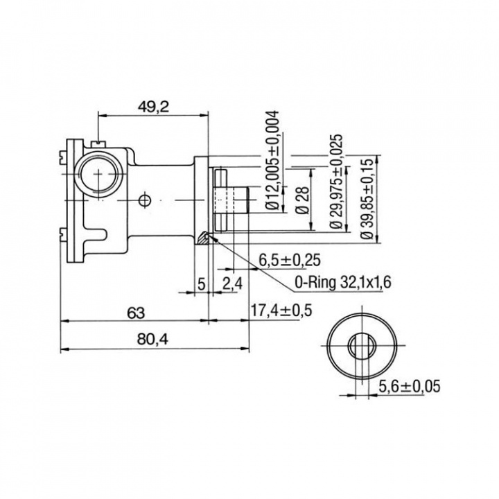 Kylvattenpump För Motor ST116