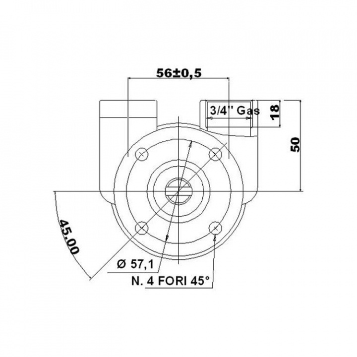 Kylvattenpump För Motor ST142