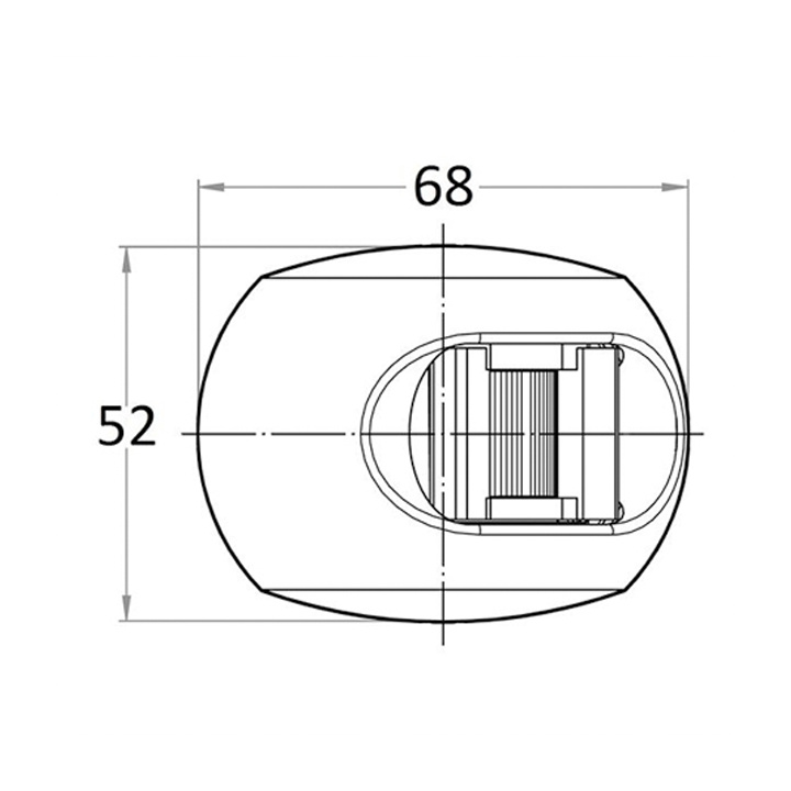 Lanterna Styrbord Aqua Signal 34 Led Svart
