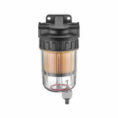 Bränslefilter Easterner 10 Micron Svart Aluminiumtopp & Avtappning Bränslefilter Easterner 10 Micron Svart Aluminiumtopp & Avtappning