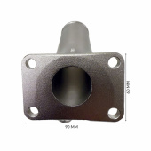 Avgasböj Yanmar YMS Ø22 mm Vatten 128890-13530 Avgasböj Yanmar YMS Ø22 mm Vatten 128890-13530