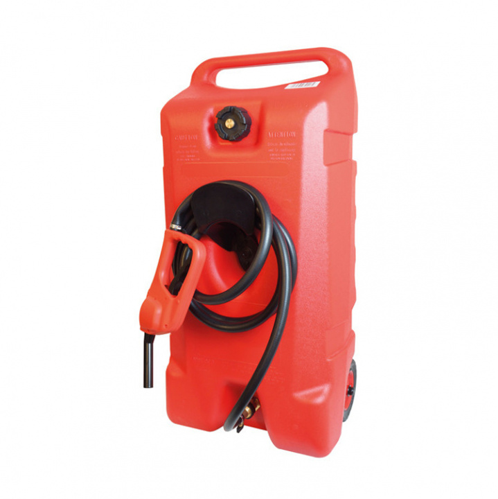 Bränslevagn Med Hjul & Hävertpump/Pistol 53L