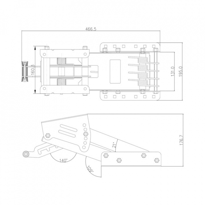 Motorfäste Rostfri Max 50 kg