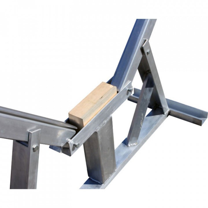 Båtstativ Aluminium Självjusterande (2-pack)