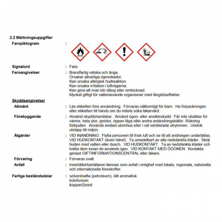 Fabi One Bottenfärg 750ml