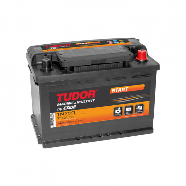 Nautilus 74 Ah Start-Batteri