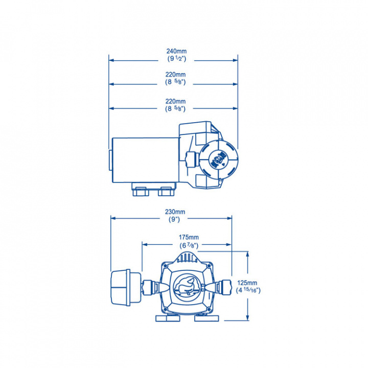 Tryckvattenpump Automatisk 12V