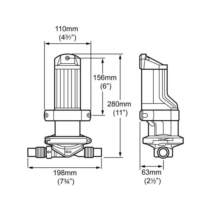 Gråvattenpump IC Kit 12V
