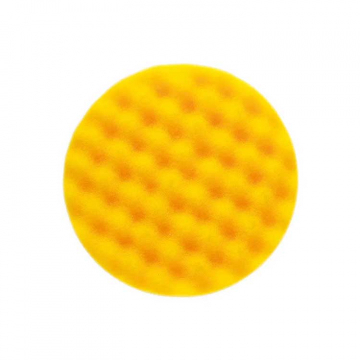 Vaxrondell Våfflad Gul 85 mm 2-pack