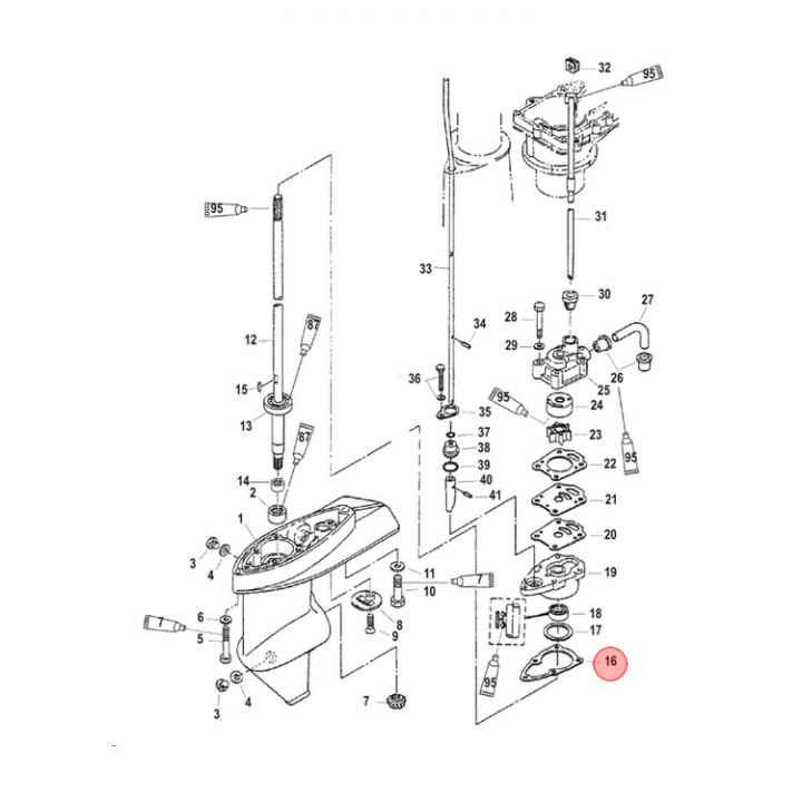 Packning 4-6 hk (16164003)