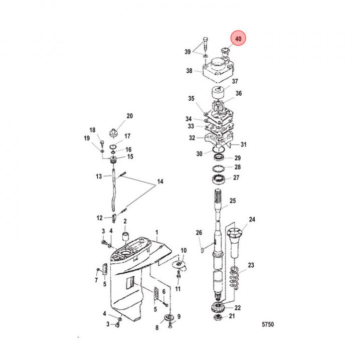 Tätningshylsa 25-30 hk (161681)
