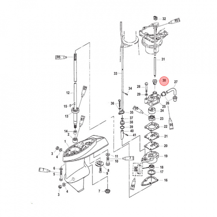 Tätningshylsa 4-6 hk (16171)