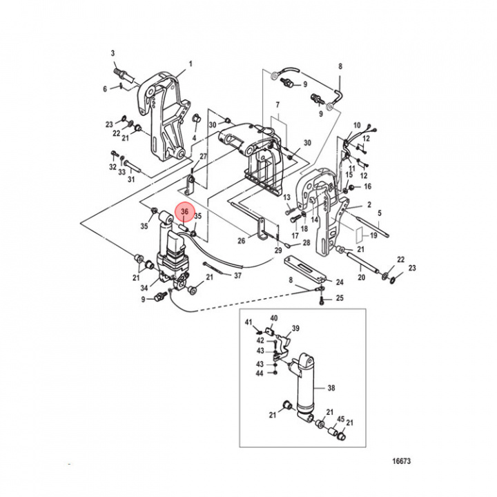Bussning 25-50 hk (16176010)