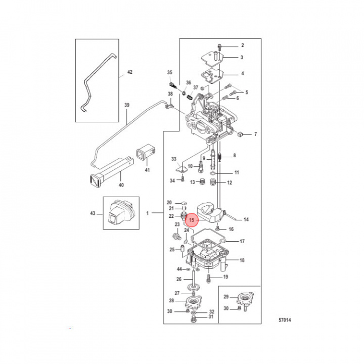Flottör 8-50 hk (162532)