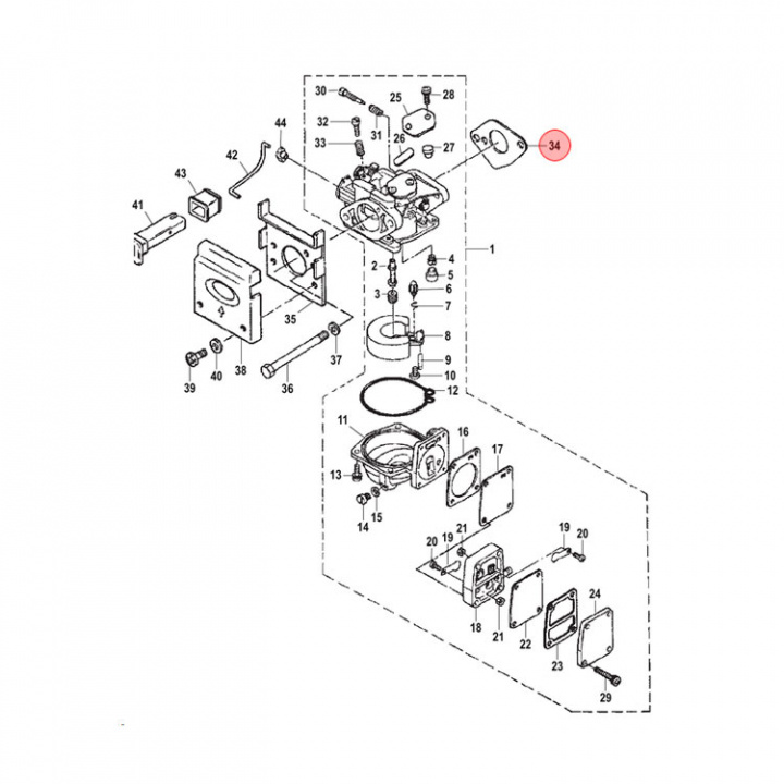Packning 4-9.9 hk (16327)