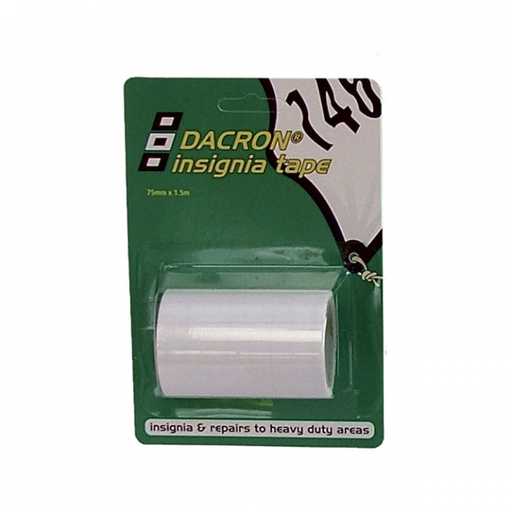 Dacrontejp Vit 75 mm x 1.5 m