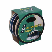 Go-Fast Skrovtejp 3-Randig 21 mm x 10 m Blå Go-Fast Skrovtejp 3-Randig 21 mm x 10 m Blå