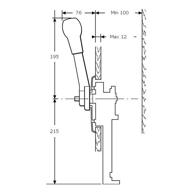 700SS Segelbåtsreglage