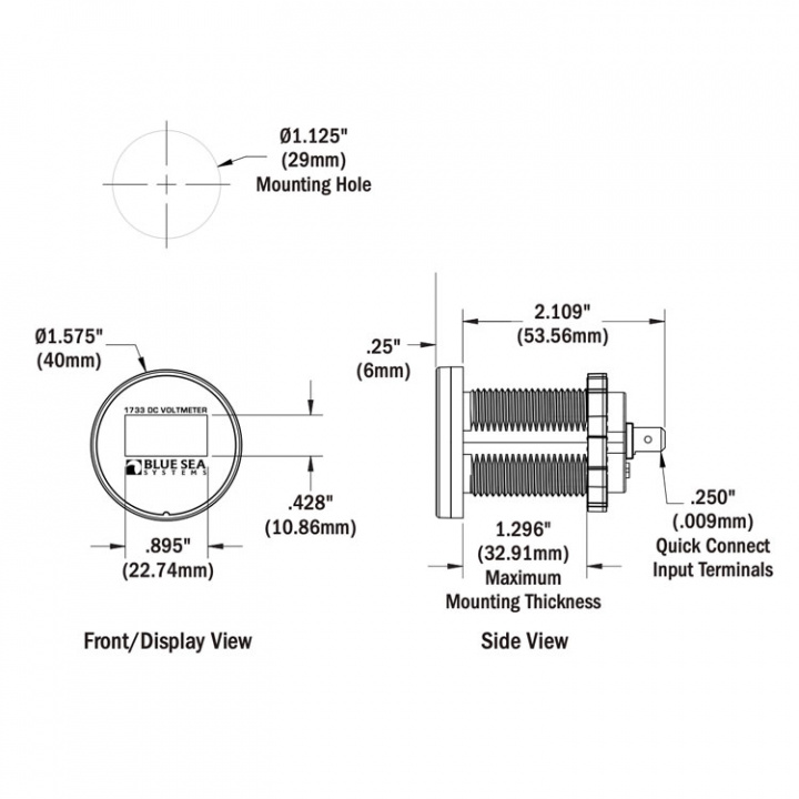 OLED Mini Voltmätare