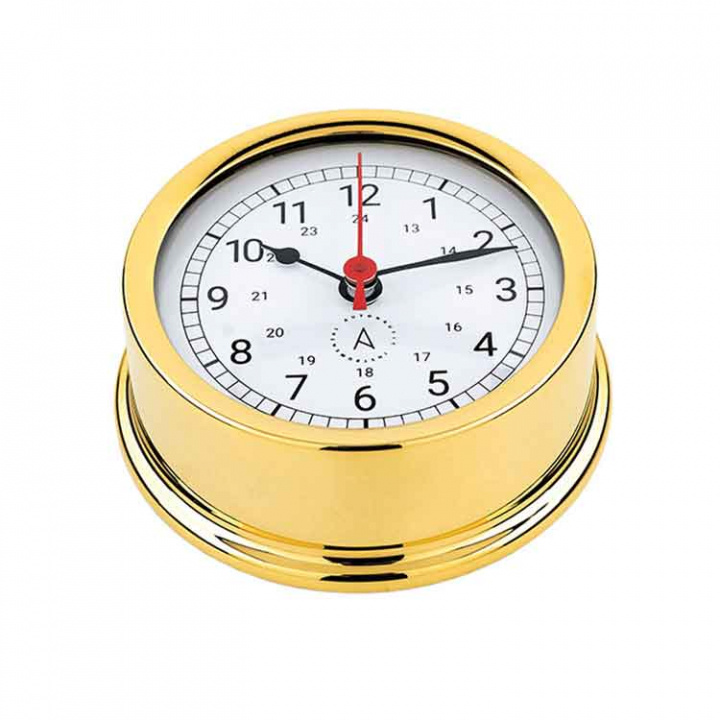 Atlantic 95 Skeppsur ø95/70mm Förgylld Mässing