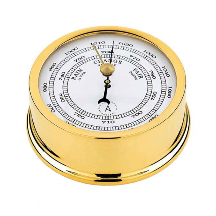 Atlantic 95 Barometer Ø95/70mm Förgylld Mässing