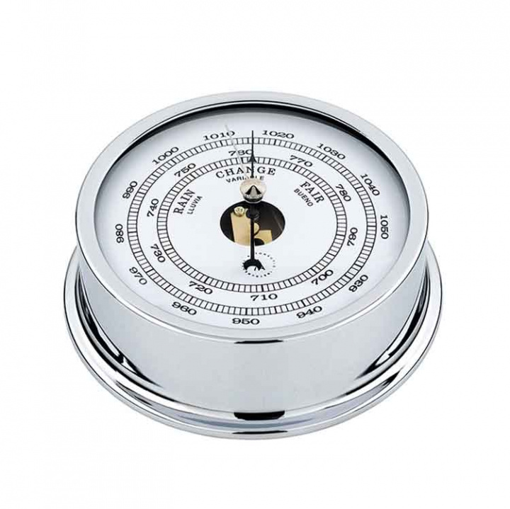 Pacific 120 Barometer Ø120/110mm Förkromad Mässing