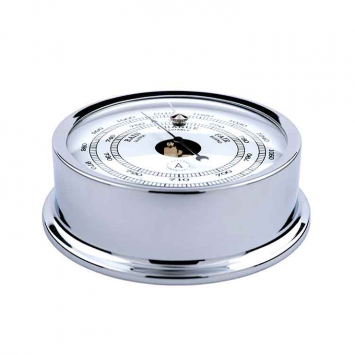 Pacific 120 Barometer Ø120/110mm Förkromad Mässing