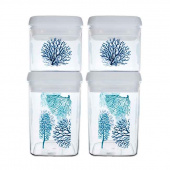 MB Coastal Förvaringsburkar 500 ml x2 800 ml x 2 MB Coastal Förvaringsburkar 500 ml x2 800 ml x 2