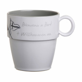 MB Welcome On Board Mugg Ø8,3cm H9cm 320 ml 6-pack MB Welcome On Board Mugg Ø8,3cm H9cm 320 ml 6-pack