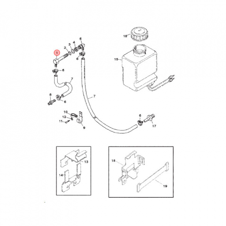 Anslutningsdon Mercruiser (18922)