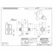 Genomföring 250A M8 Svart Genomföring 250A M8 Svart