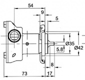 Pump brz flg 020 3/4 Pump brz flg 020 3/4
