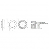 Innerbelysning LED 10-33v 115 Innerbelysning LED 10-33v 115