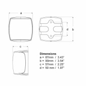NaviLED PRO Dubbellanterna Vit -50 m 2NM BHS NaviLED PRO Dubbellanterna Vit -50 m 2NM BHS