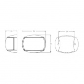 Akterlanterna NaviLED 9-33V Akterlanterna NaviLED 9-33V