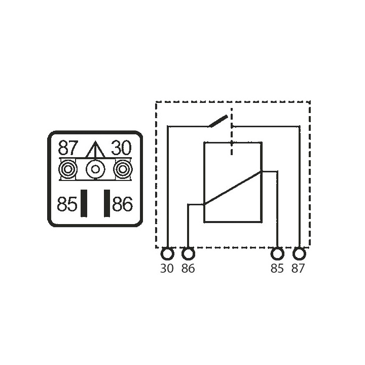 HD Skiljerelä 12v-100a 46x46x77 (1-pack)