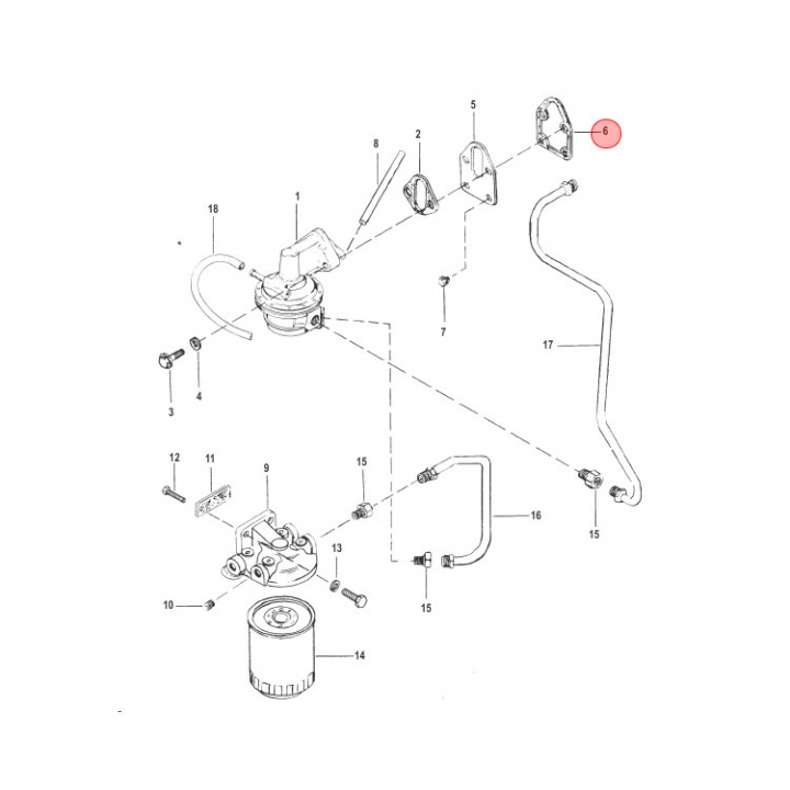 Packning Mercruiser (34898)