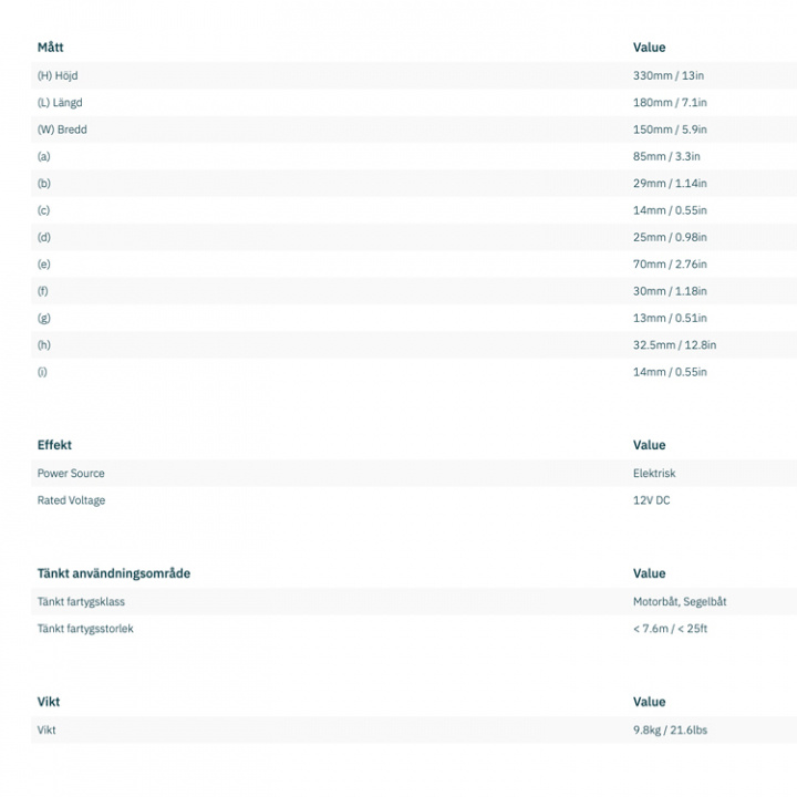 Ankarspel Midi 203 12V 600W