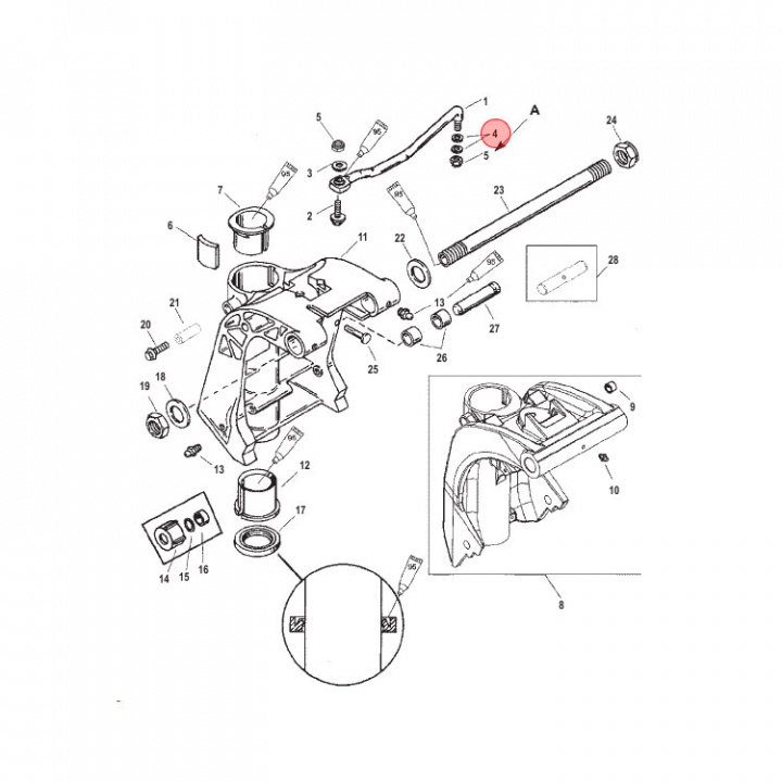 Bricka Mercury/Mercruiser (37828)