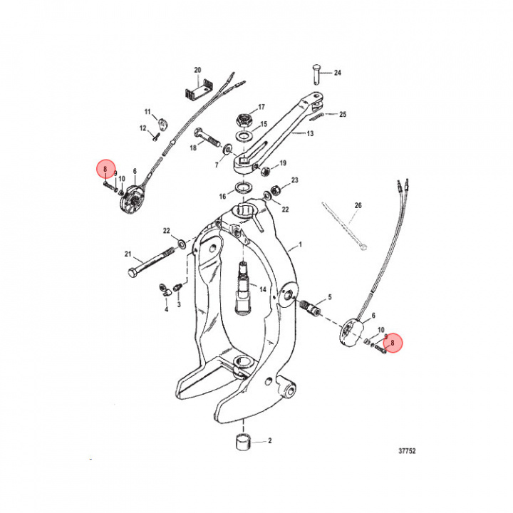 Skruv Mercruiser (37978)