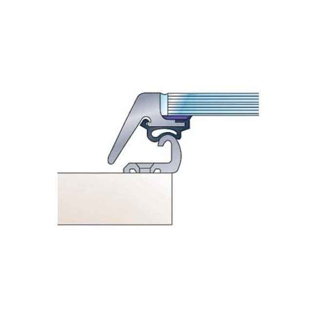 Ocean Platt Bas Friktionsgångjärn Rökfärg 44 - DEMO