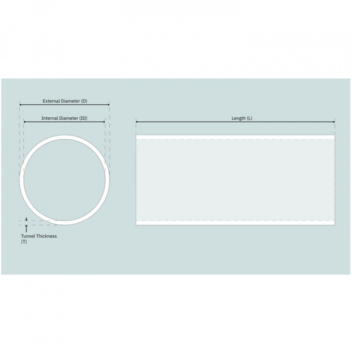 Trumma Aluminium Ø 110x7x1000mm (6082-T6)