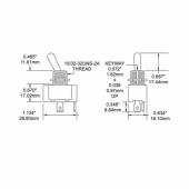Strömbrytare PÅ/AV 12V 15A Strömbrytare PÅ/AV 12V 15A