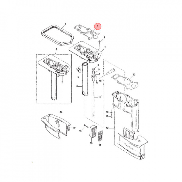 Packning Adapterplatta (41670006)