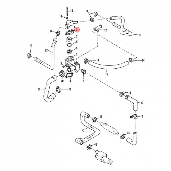 Thermostatpackning (41812)