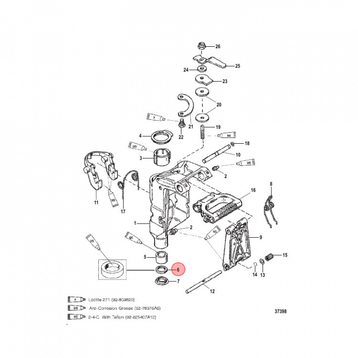 Packning Mercury/Mariner/Mercruiser (42077)